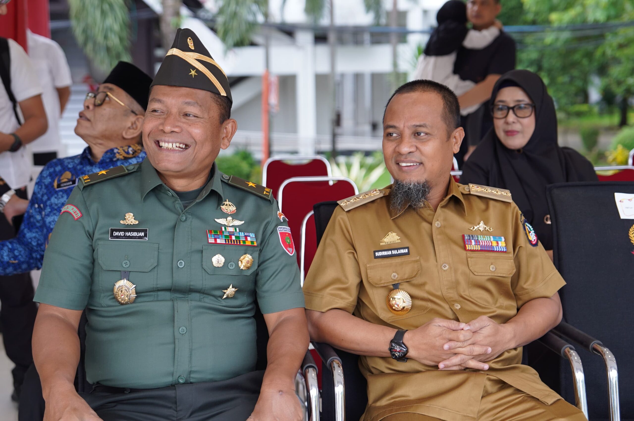 Perkuat Soliditas, Kapoksahli Pangdam XIV/Hasanuddin Hadiri HUT KORPRI ke-54 