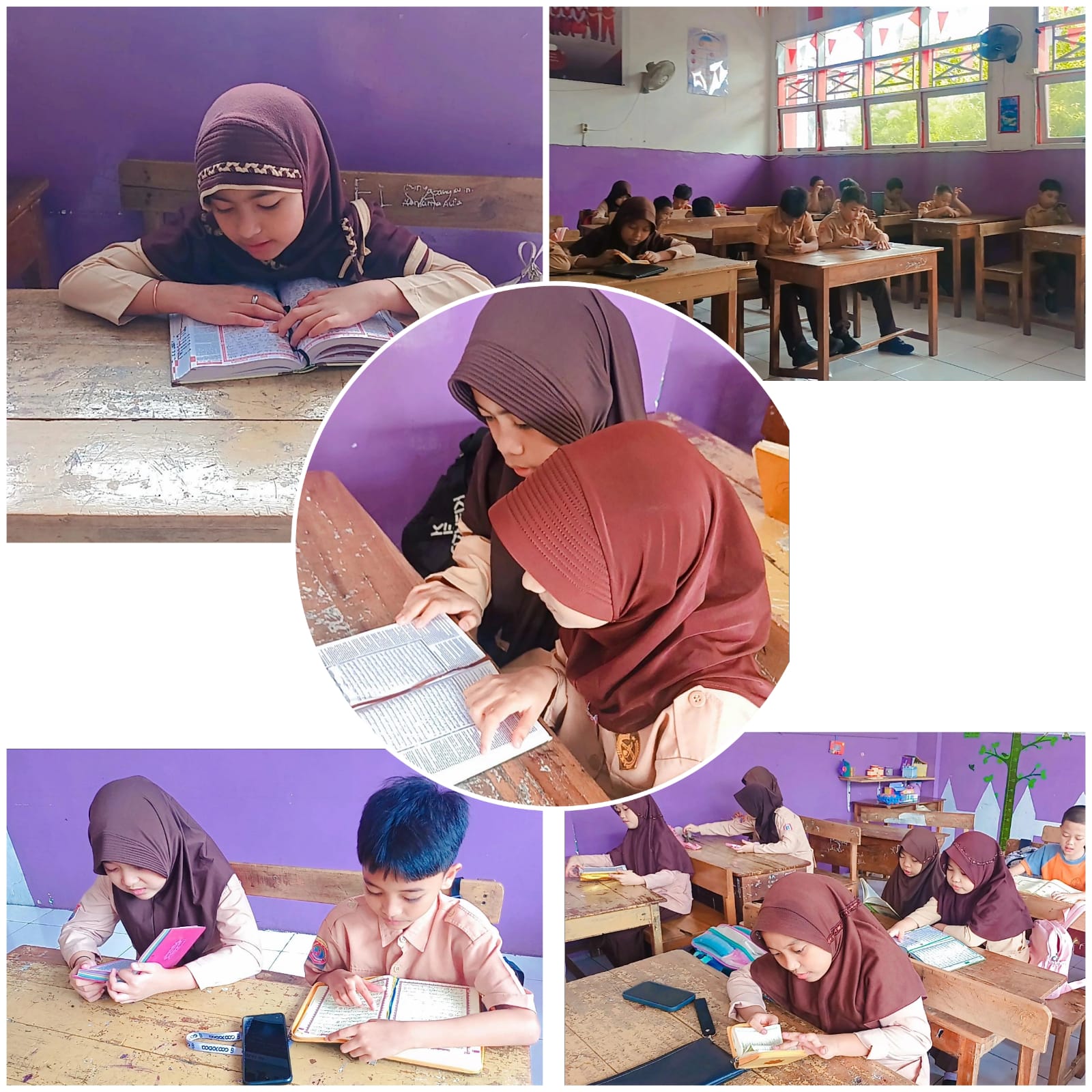 Ramadhan, UPT SPF SDN Sangir Rutin Gelar Kegiatan Tadarus Al-Quran Bagi Siswa 