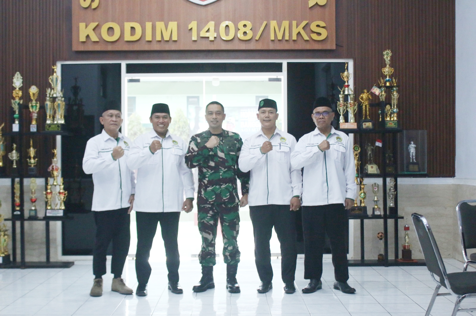 LDII Makassar Bangun Sinergi dengan Kodim 1408, Perkuat Ketahanan Iman hingga Stabilitas Kota