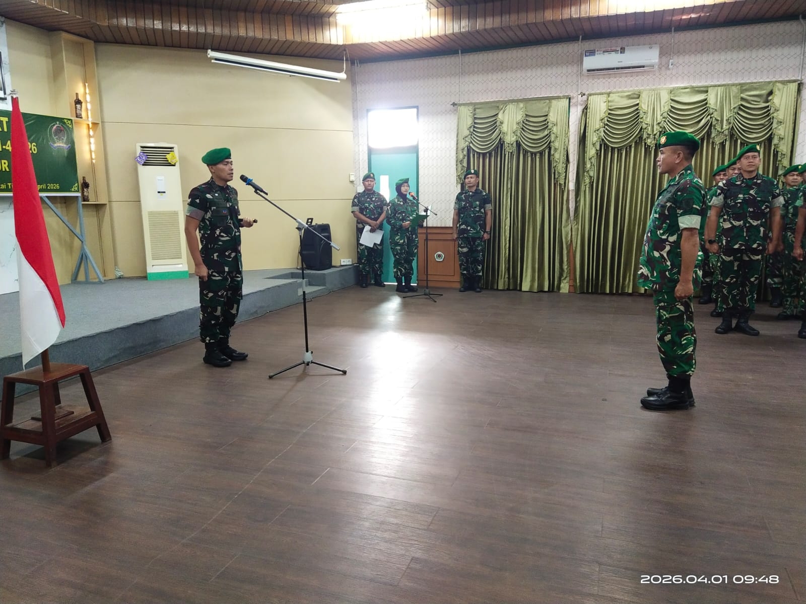 Kenaikan Pangkat dan Halal Bihalal, Kodim 0909/Kutai Timur Perkuat Soliditas Prajurit