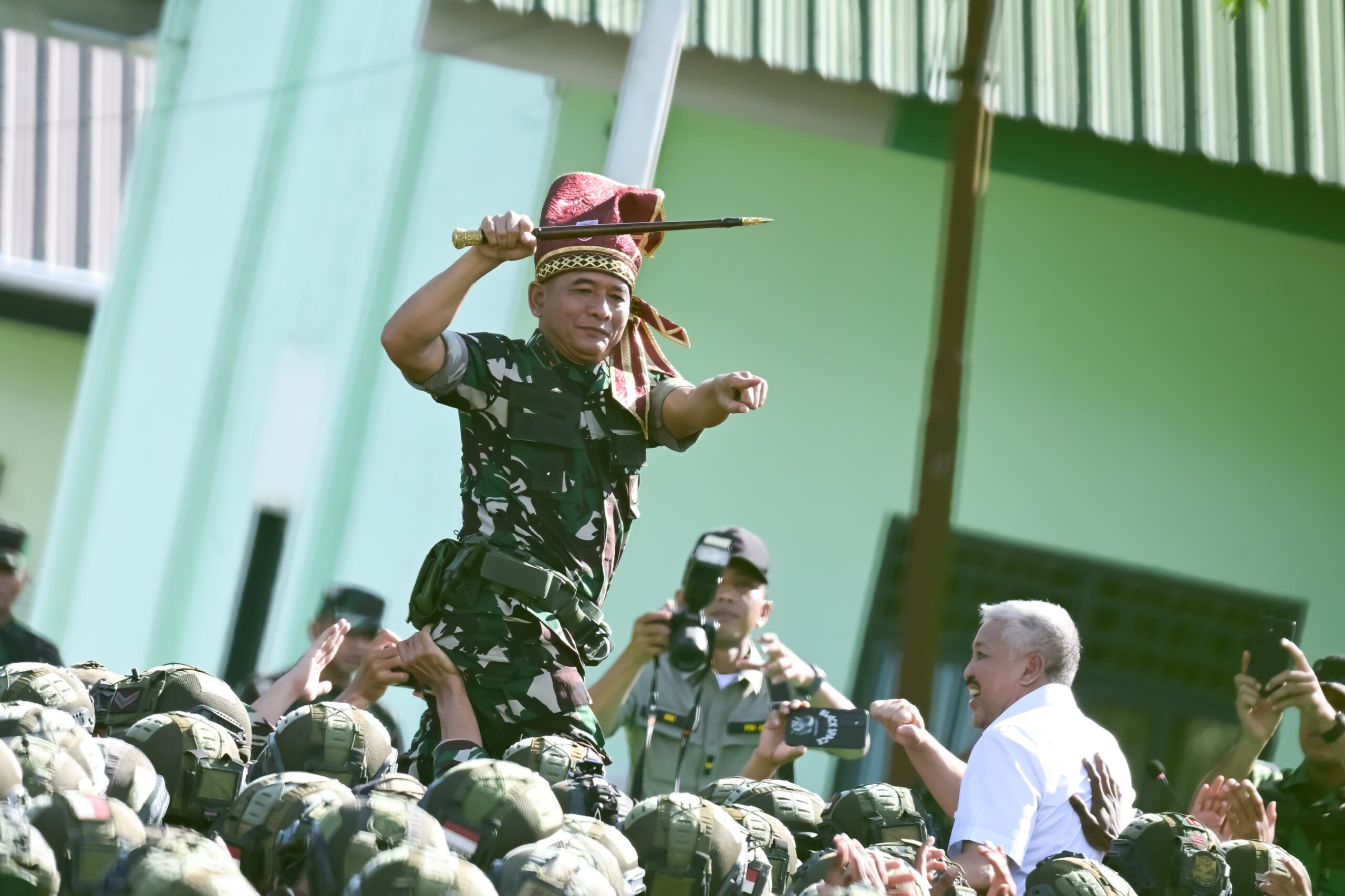 Pangdam XIV/Hasanuddin Kobarkan Mental Petarung, Satgas Yonif 721 Siap Jaga Perbatasan