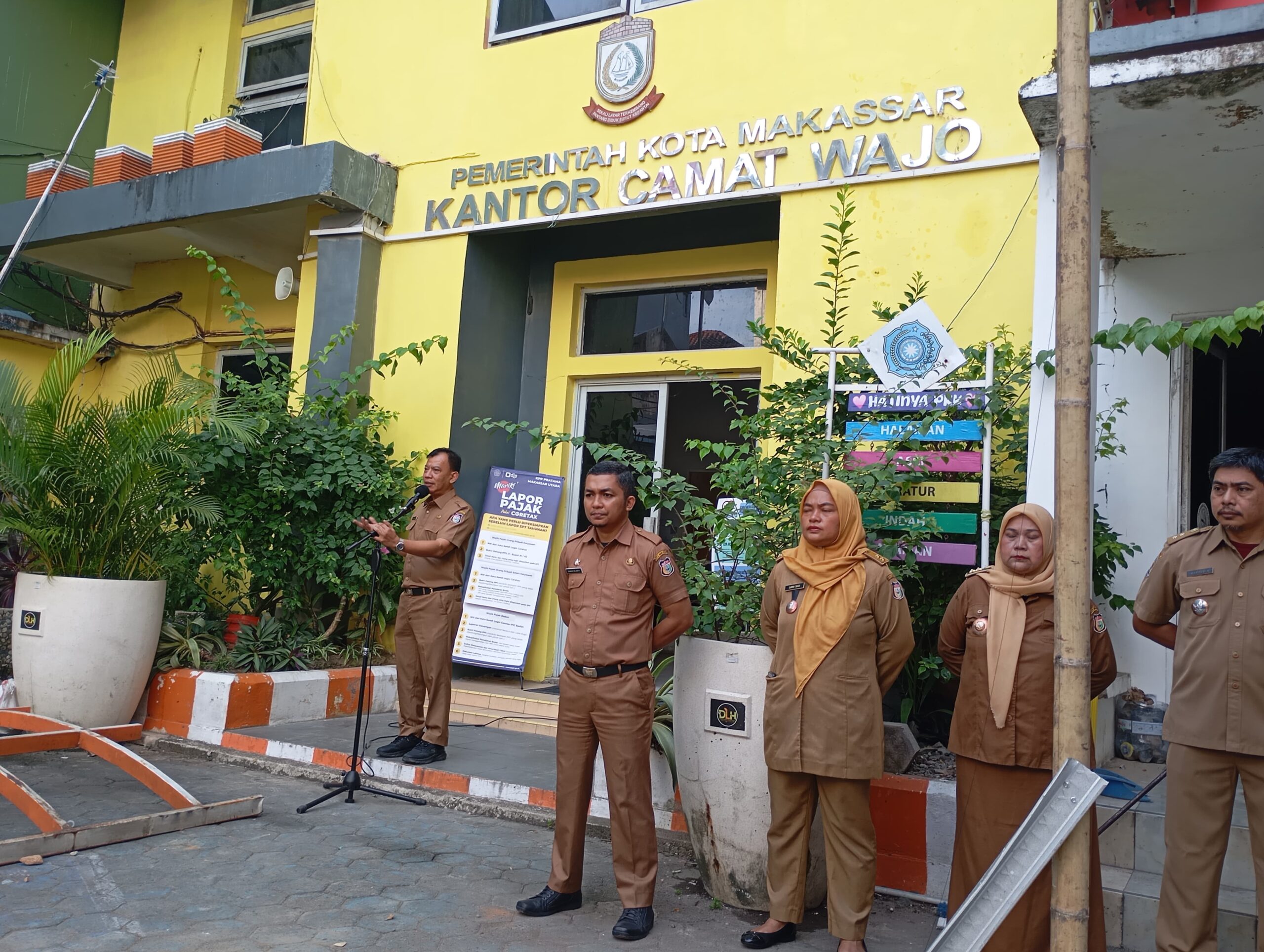 Apel Pagi Kecamatan Wajo, Camat Tekankan Pengawasan TPS3R