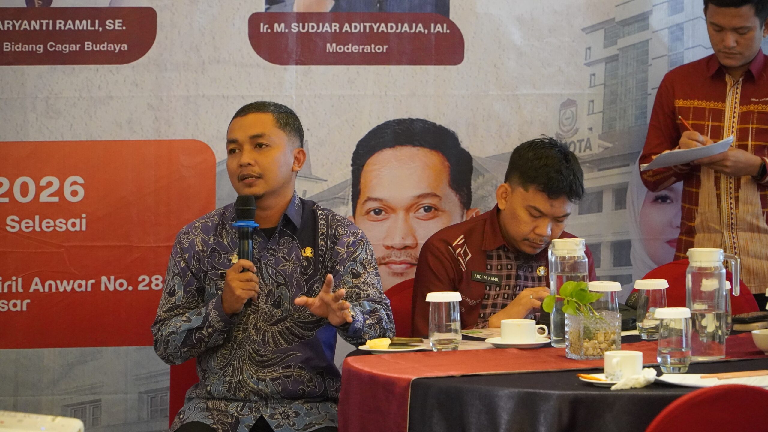 Sekcam Wajo Hadiri FGD Sinergi Pelestarian Cagar Budaya Kota Makassar
