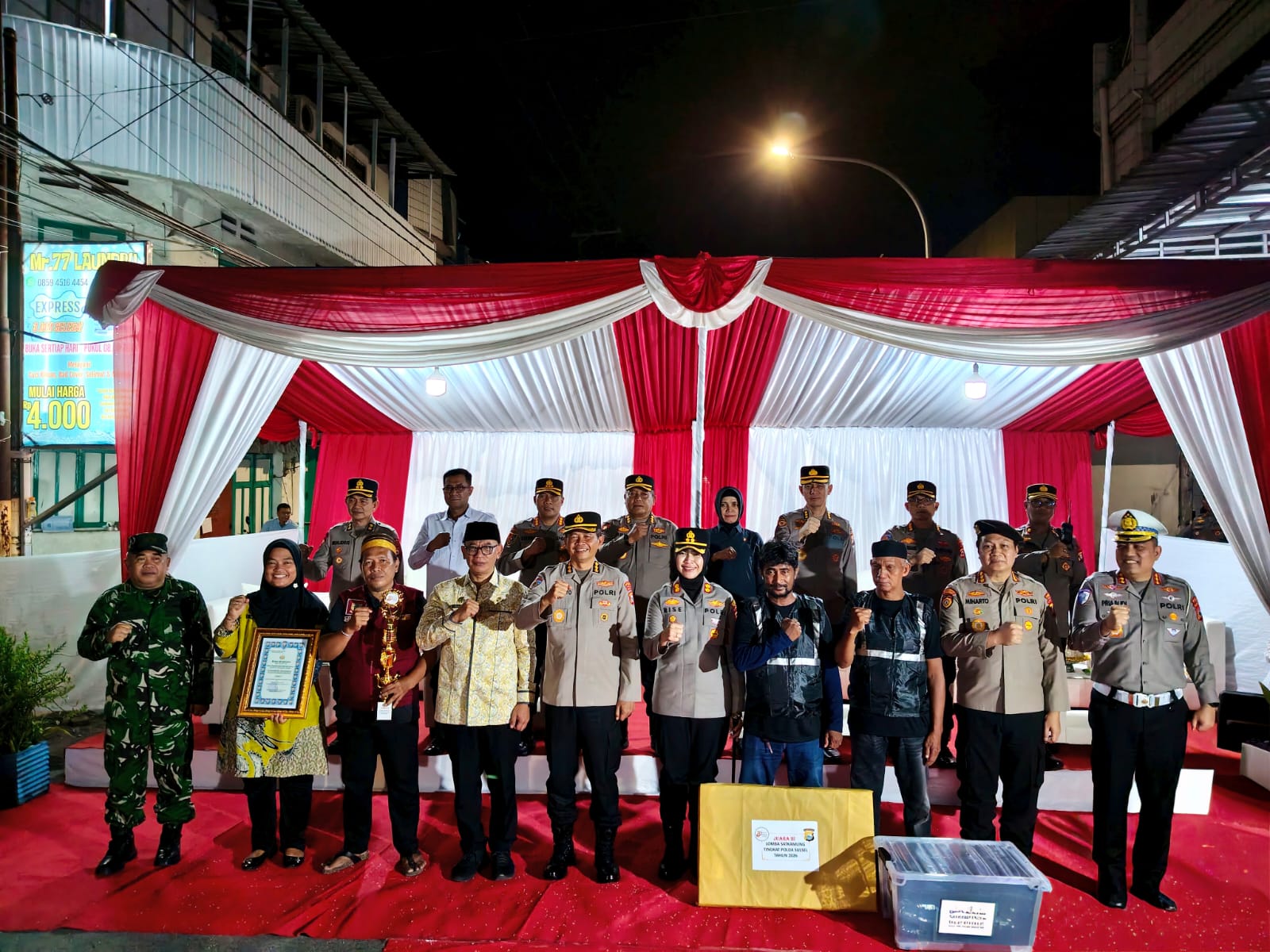 Pos Satkamling Sipakainge Terbaik Ketiga di Sulsel, Camat Wajo Beri Apresiasi 