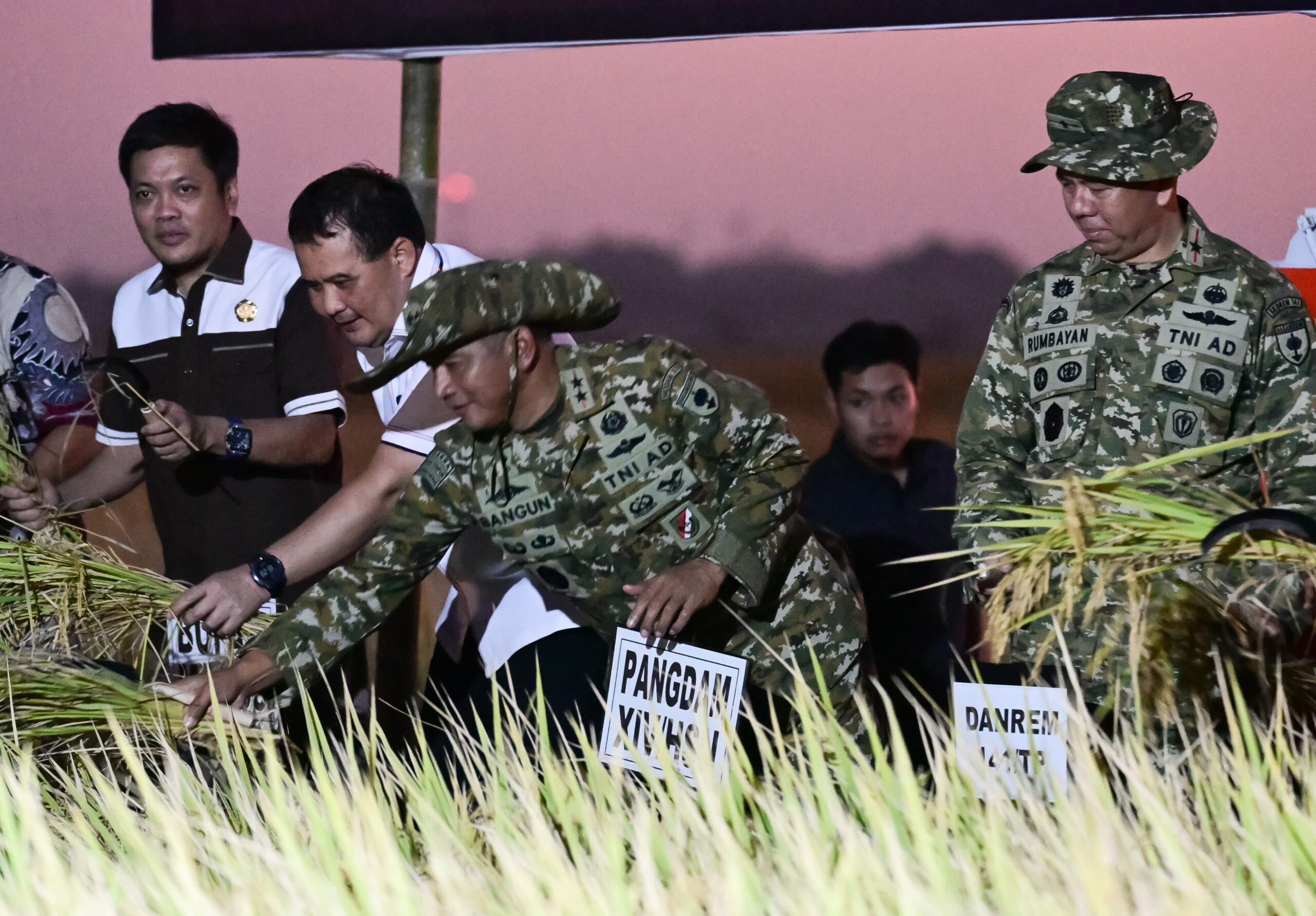 Panen Raya Bersama Presiden RI, Pangdam Hasanuddin Tegaskan Sulsel Tetap Kokoh sebagai Lumbung Pangan Nasional
