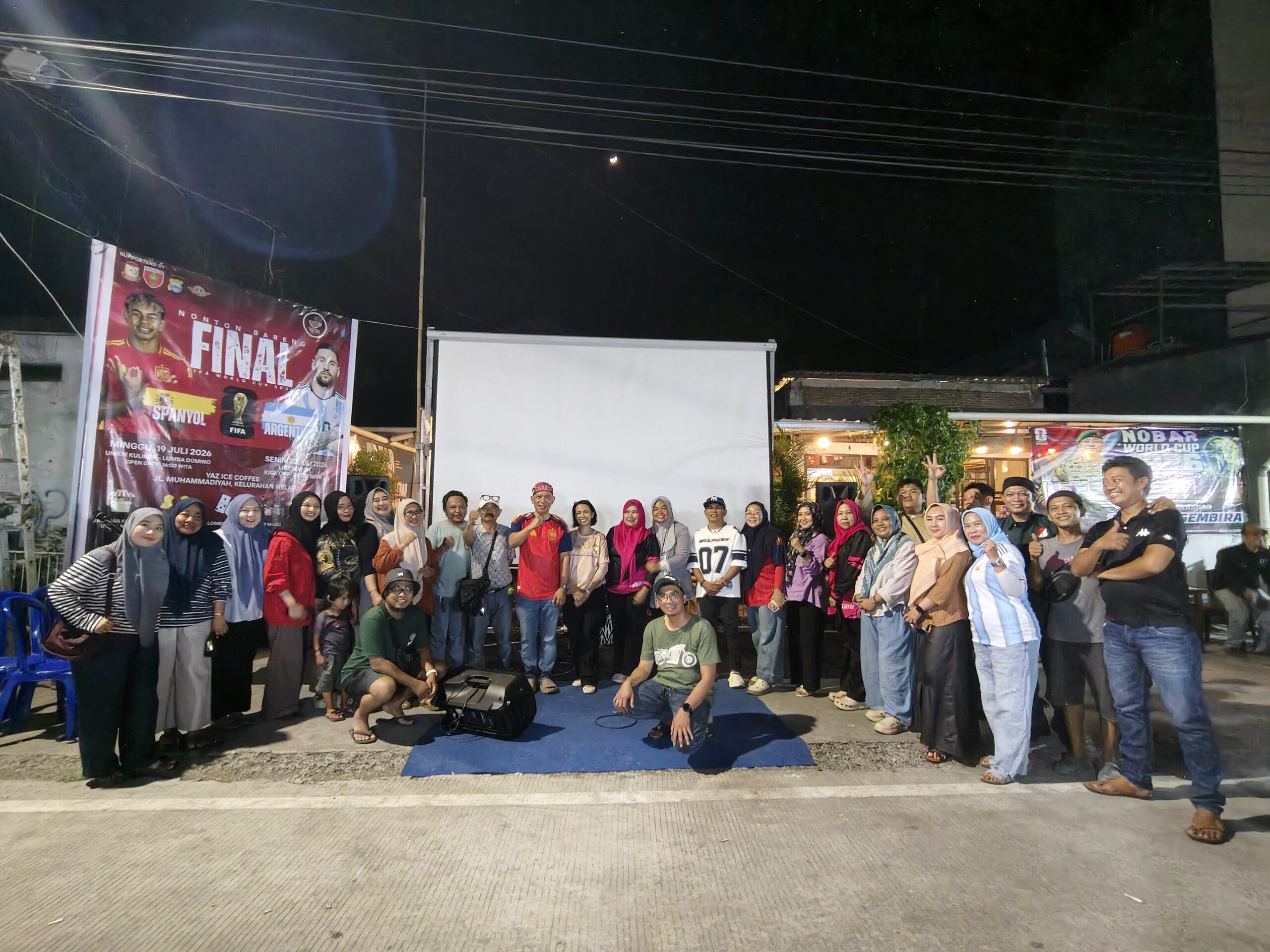 Kecamatan Wajo Libatkan UMKM dan PKL di Nobar Final Piala Dunia 2026